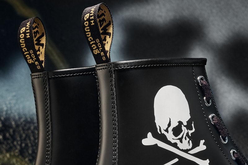 mastermind world dr martens 1460 remastered boots collaboration punk skull 60th anniversary release