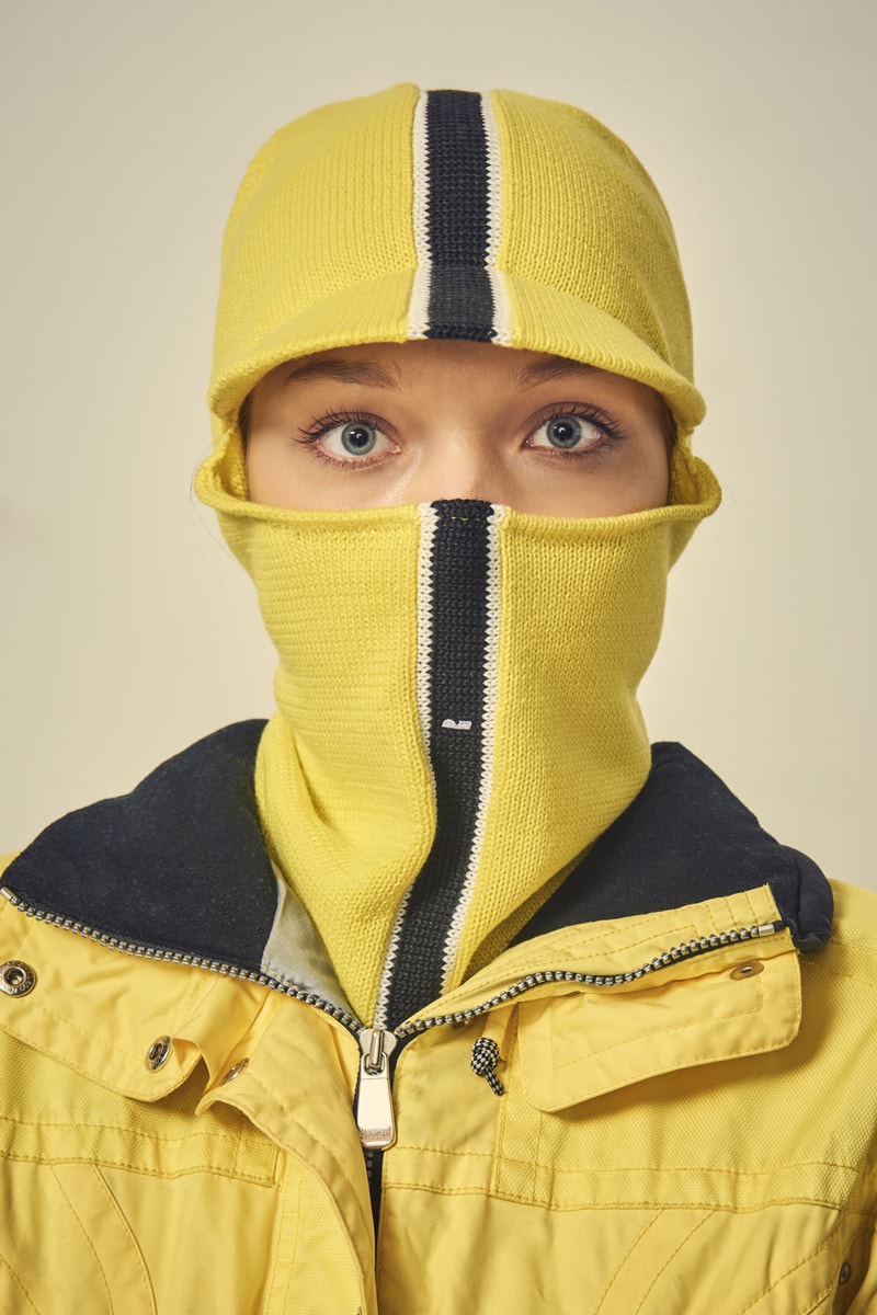 matek new sustainable balaclava the motmot golden yellow