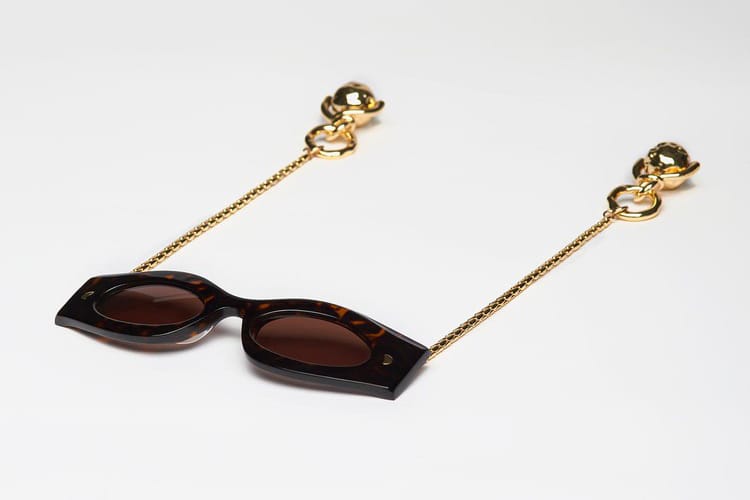 Nanushka Introduces Eyewear With Collection of Gold-Accented Sunglasses