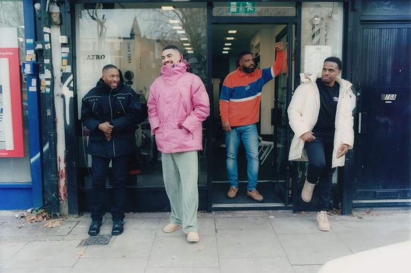napa by martine rose napapijri fall winter campaign slidercuts barbershop jackets outerwear