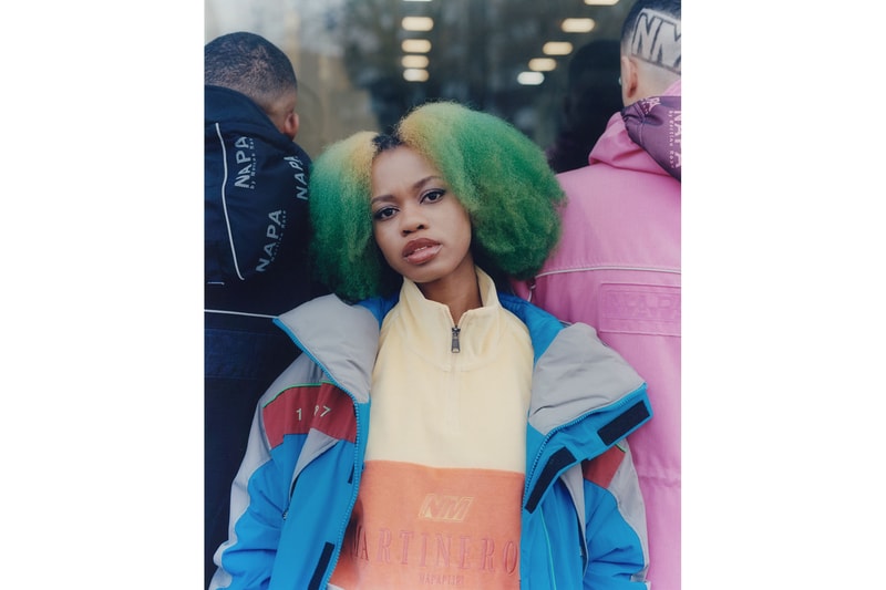 napa by martine rose napapijri fall winter campaign slidercuts barbershop jackets outerwear
