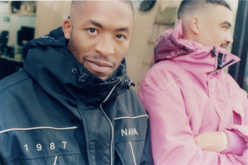 napa by martine rose napapijri fall winter campaign slidercuts barbershop jackets outerwear