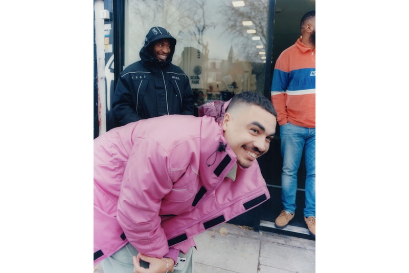 napa by martine rose napapijri fall winter campaign slidercuts barbershop jackets outerwear