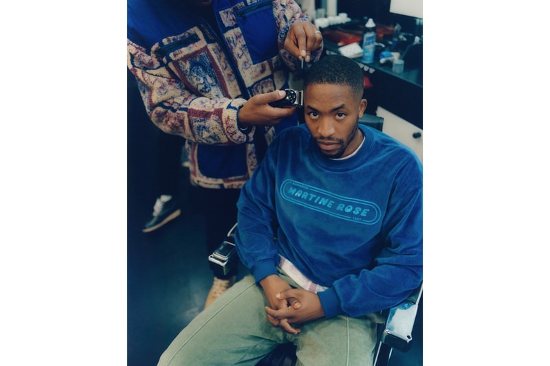 napa by martine rose napapijri fall winter campaign slidercuts barbershop jackets outerwear