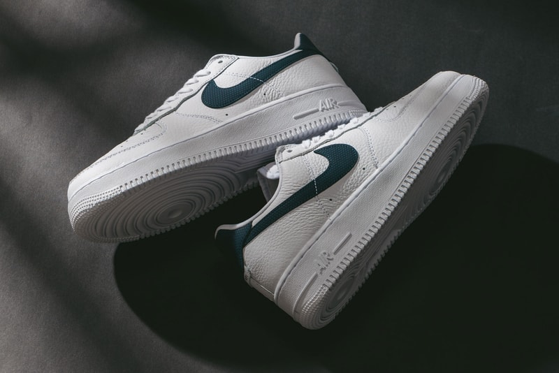 nike air force 1 07 craft sneakers white navy blue colorway footwear shoes sneakerhead