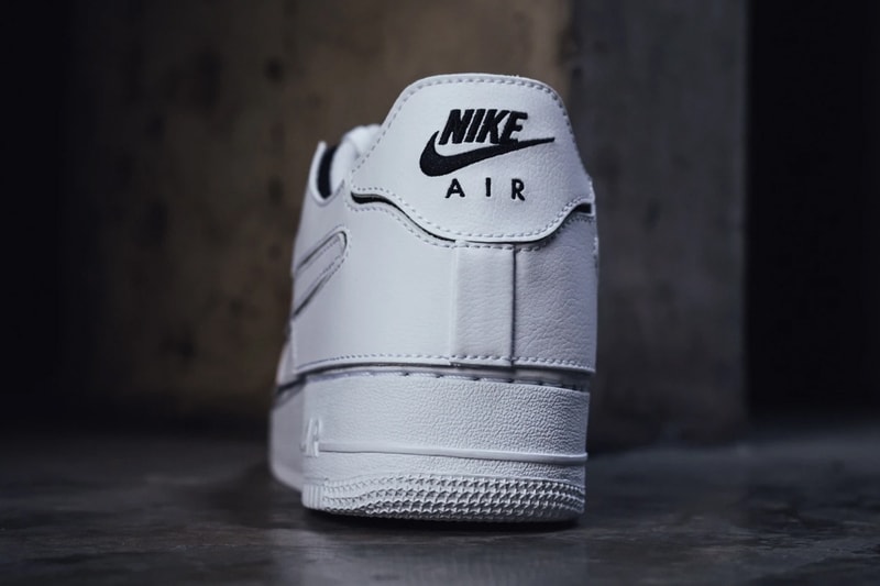 nike air force 1/1 customizable sneakers velcro overlays cosmic clay white black orange release info