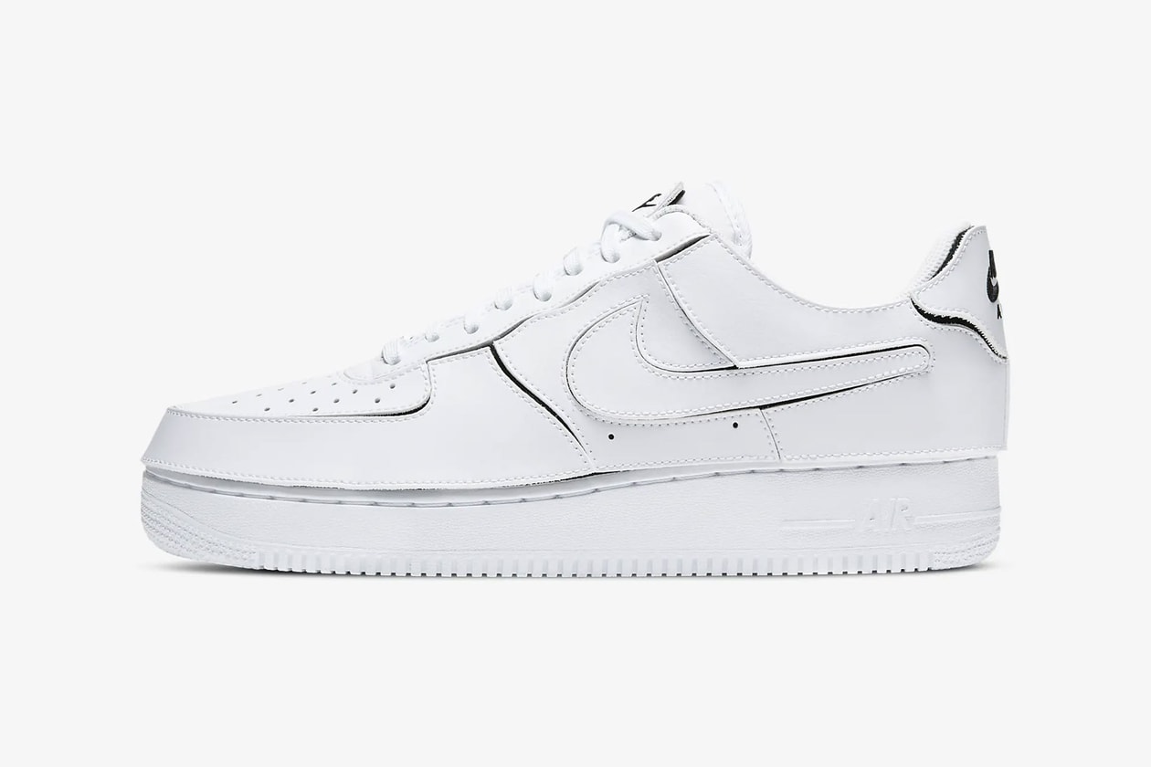 nike air force 1/1 customizable sneakers velcro overlays cosmic clay white black orange release info