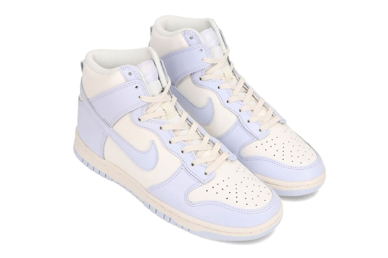 nike dunk high new colorway 2021 release football grey gray sail off white