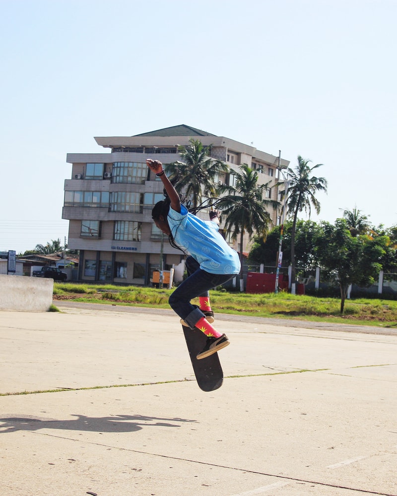 off-white daily paper surf ghana limbo accra skateboarding freedom park opening collaboration