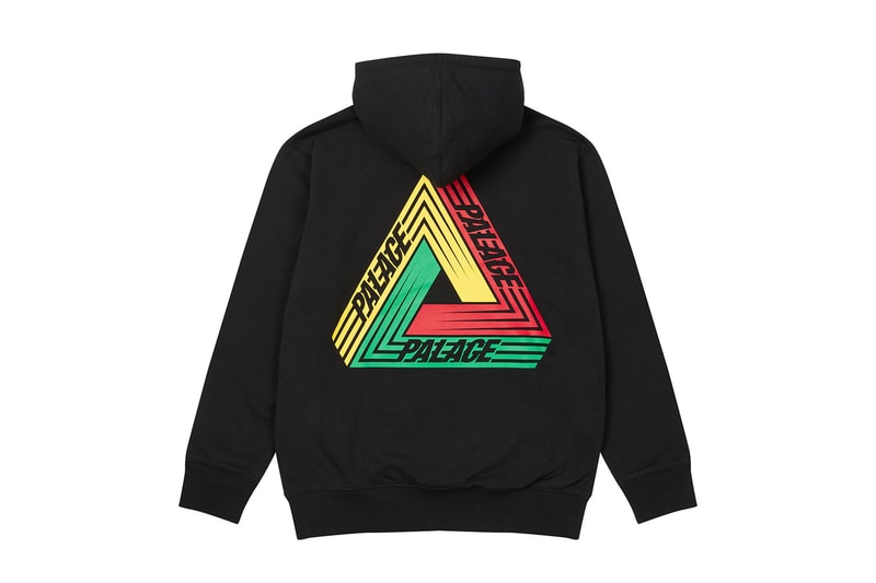palace skateboards logo hoodies holiday drop 6 black