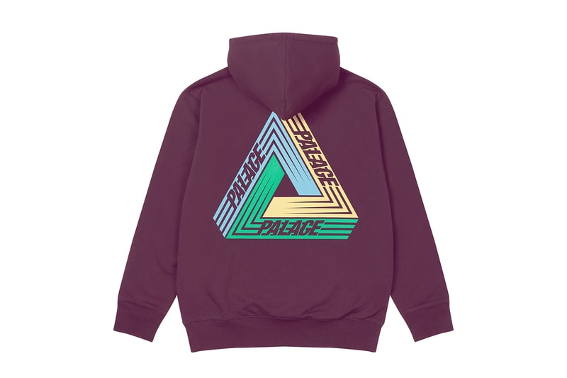 palace skateboards logo hoodies holiday drop 6 purple