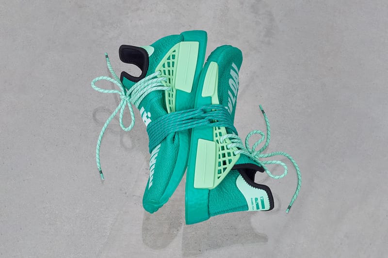 Pharrell Williams x adidas Originals Dress the Hu NMD in Mint Green