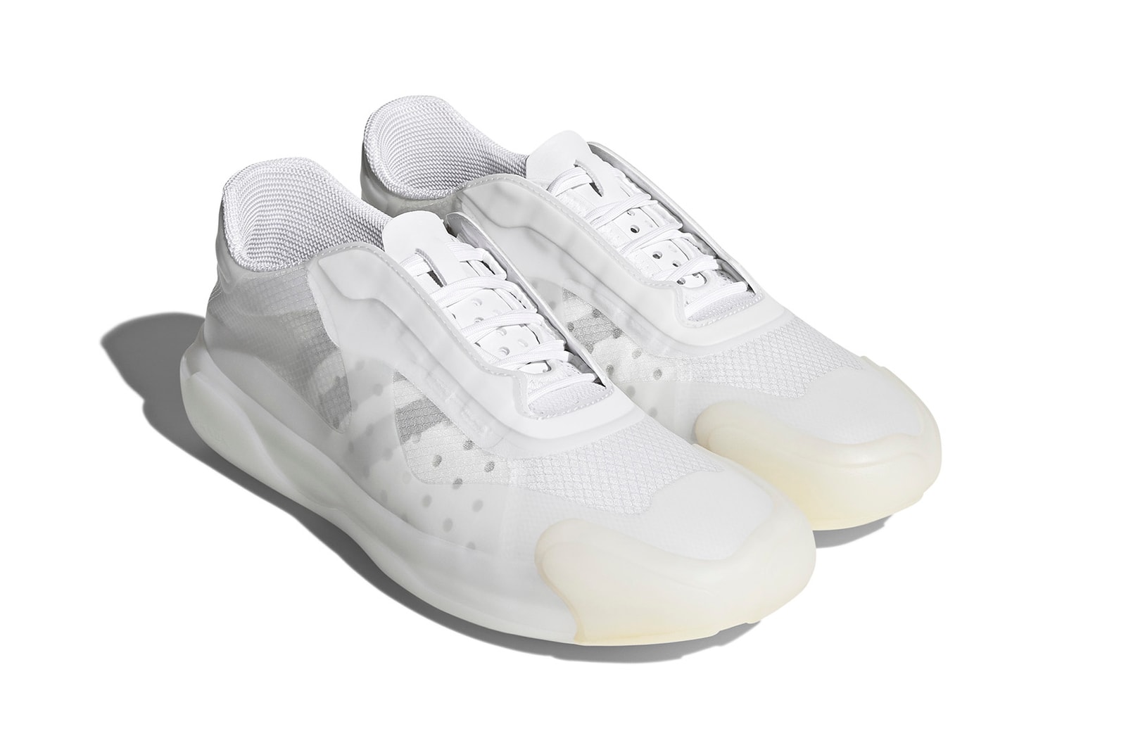 Prada x adidas Sneaker Collaboration Luna Rossa 21 White