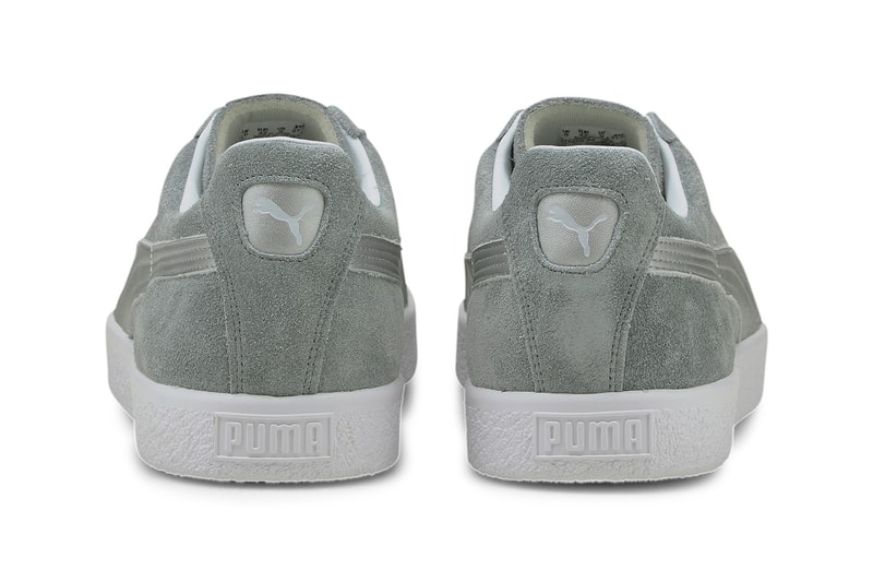 PUMA Suede VTG Black Silver Metallic Leather