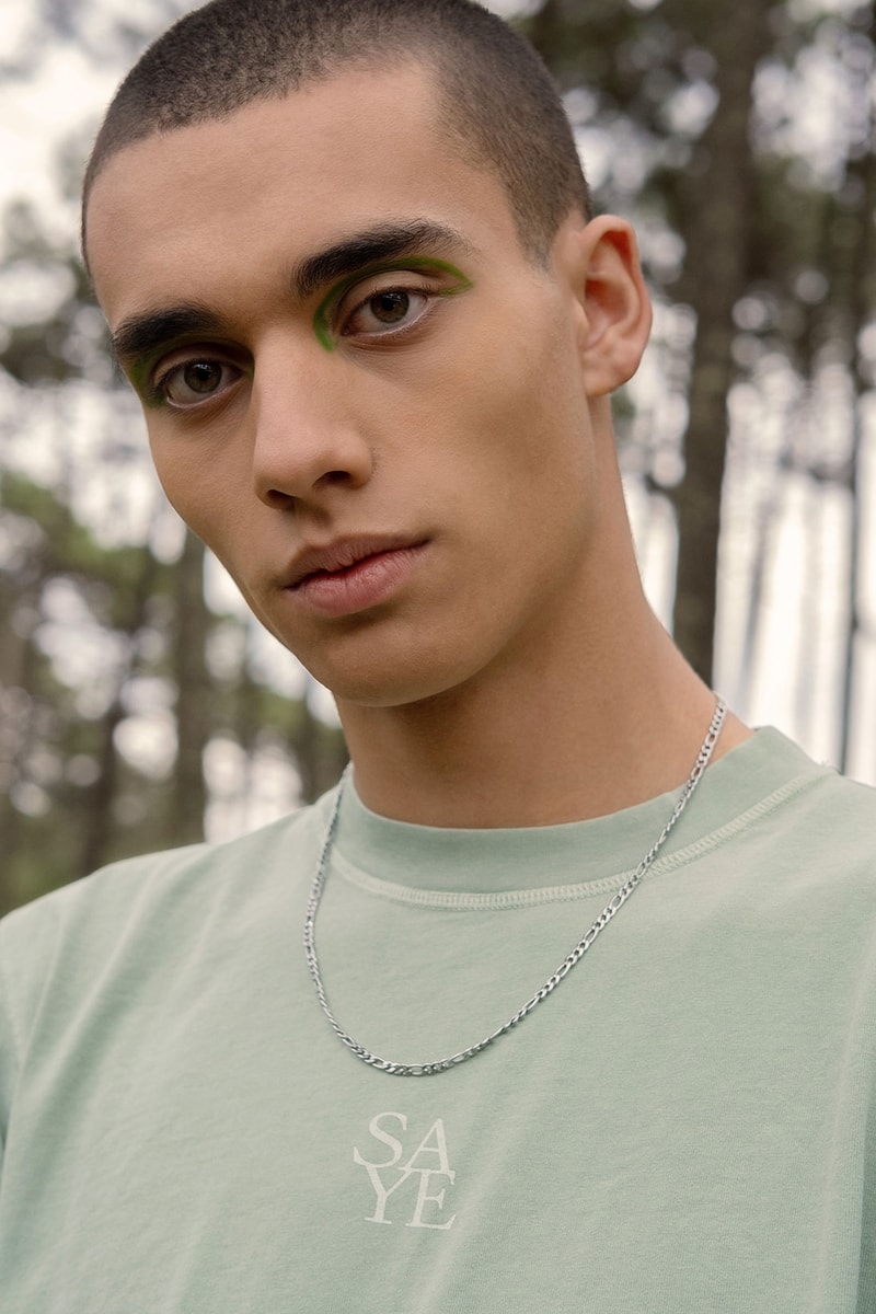 saye first clothing fashion collection sustainable eco-friendly t-shirts polo crewnecks sweaters