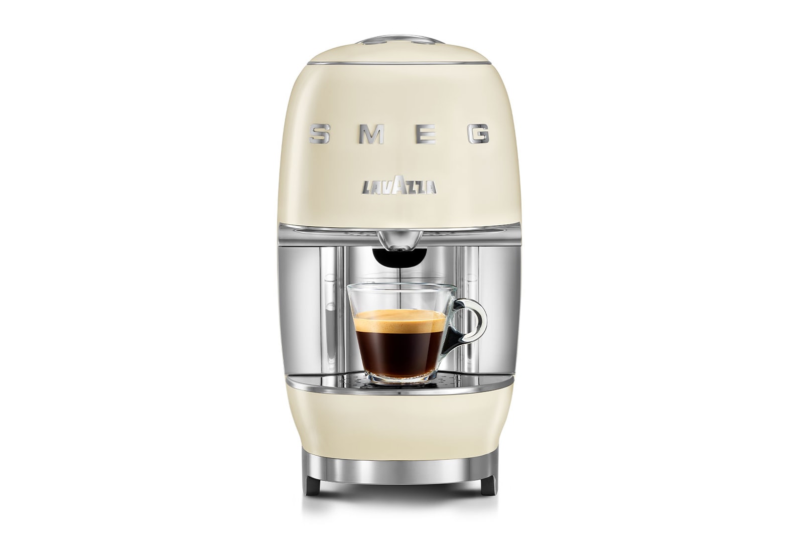 a modo mio smeg lavazza coffee capsule pod espresso machine ivory black red price where to buy
