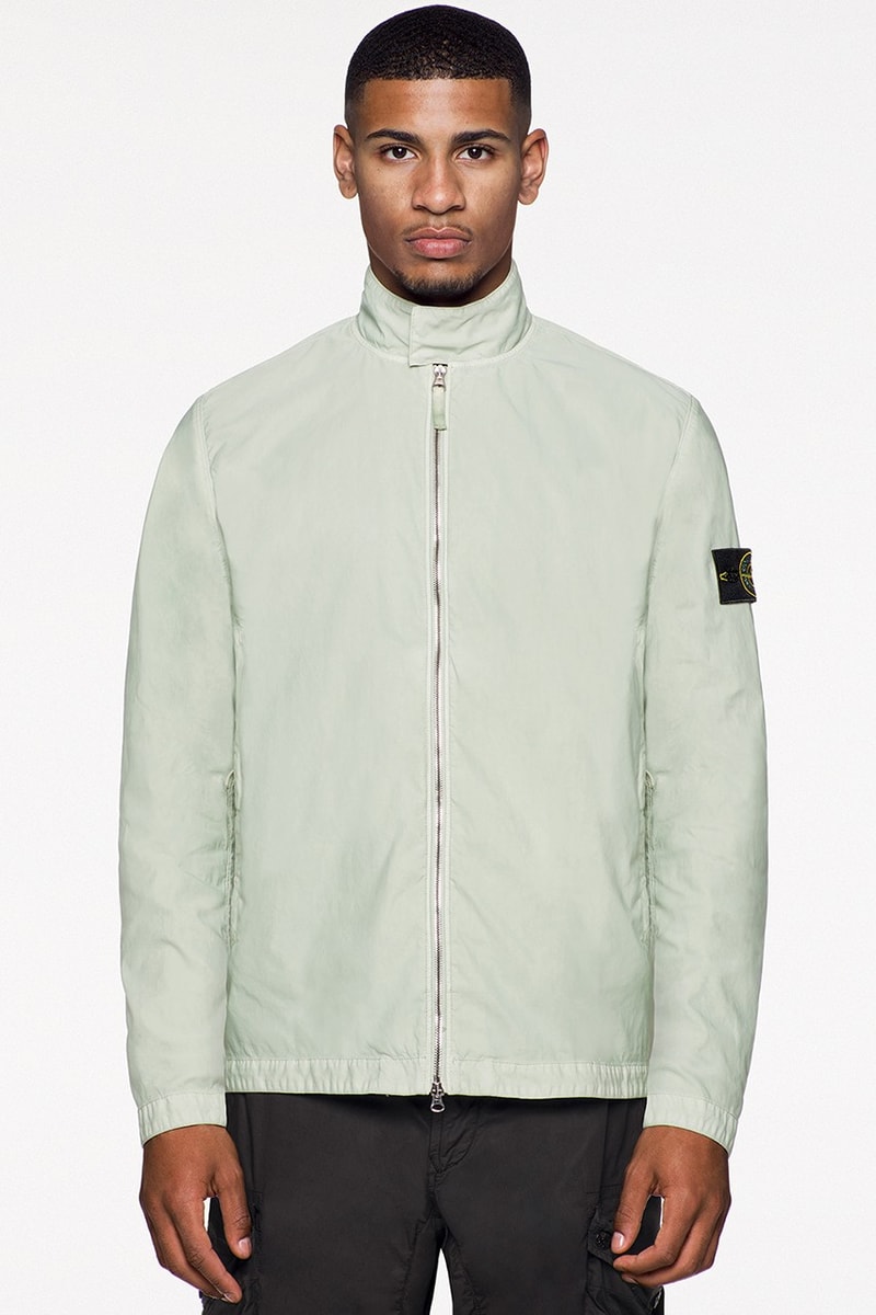 Stone Island Spring/Summer 2021 Pastel Outerwear Pink Turquoise Blue Techwear Collection