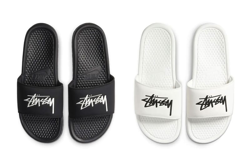 Here's When Stussy x Nike's Benassi Slides Are Dropping