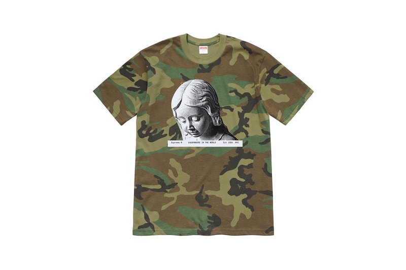 supreme new york graphic winter tees t shirts collection green red mariah carey