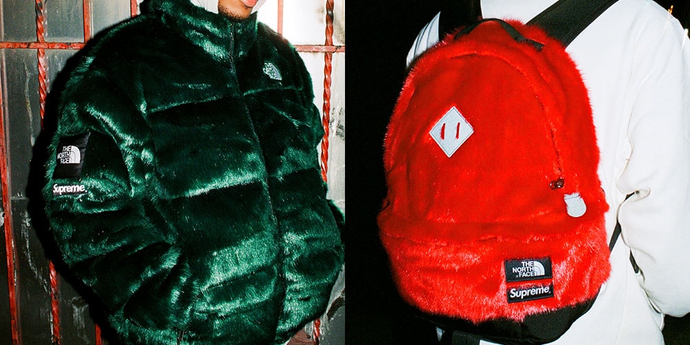 The North Face x Supreme Faux Fur Collaboration | Hypebae