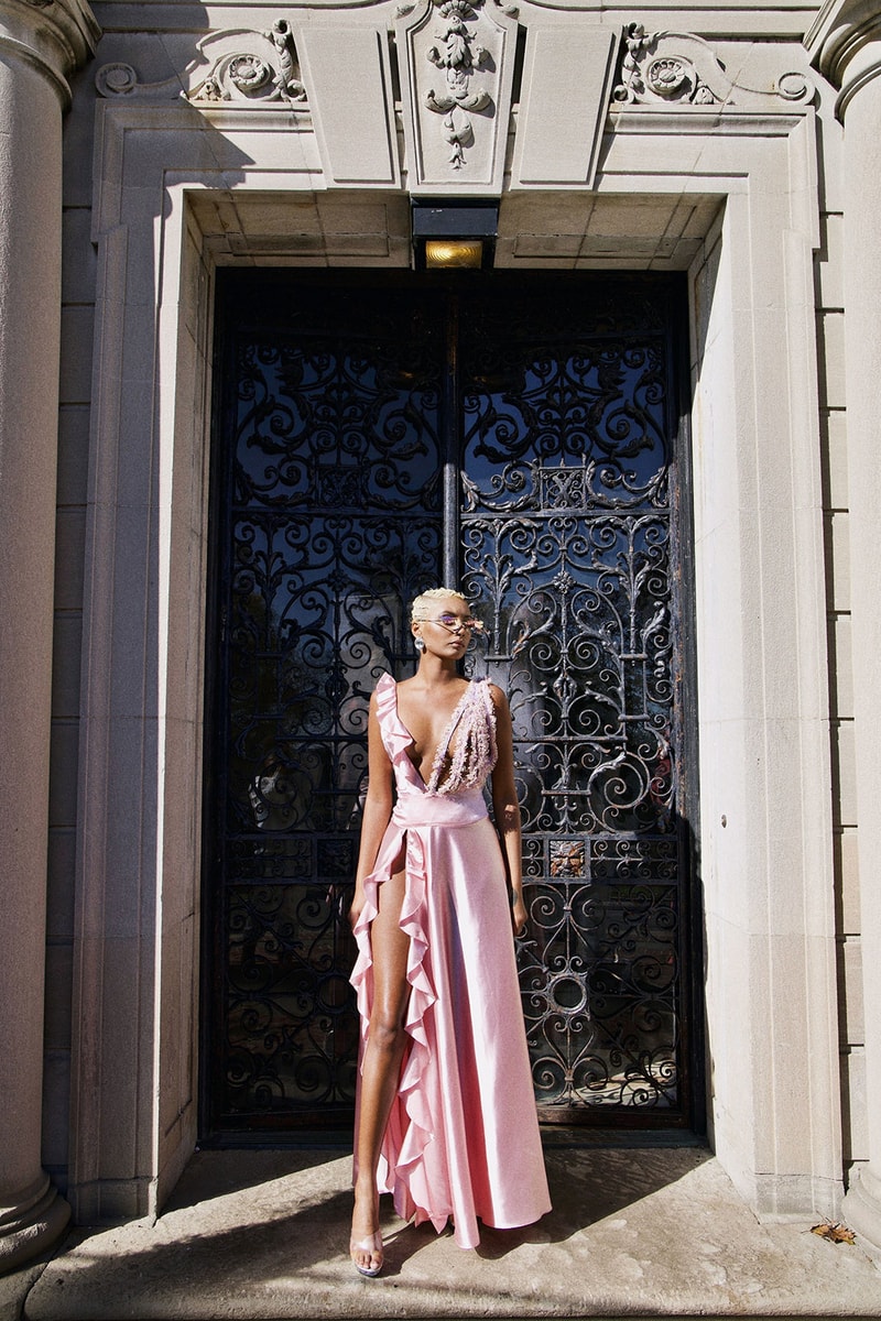 tia adeola spring summer 2021 collection black is beautiful fashion film lookbook dresses veil