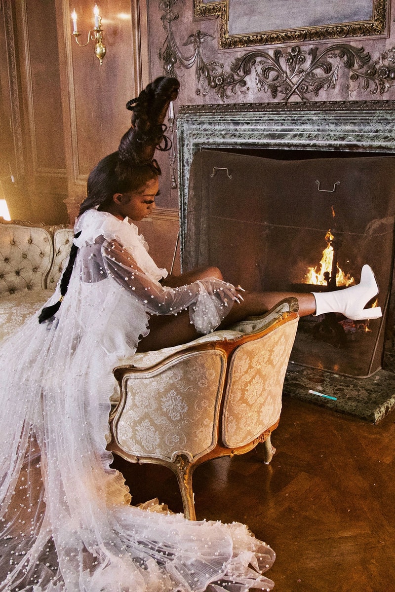 tia adeola spring summer 2021 collection black is beautiful fashion film lookbook dresses veil