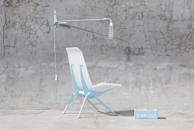 Virgil Abloh Unveils Pastel Blue Furniture Collection