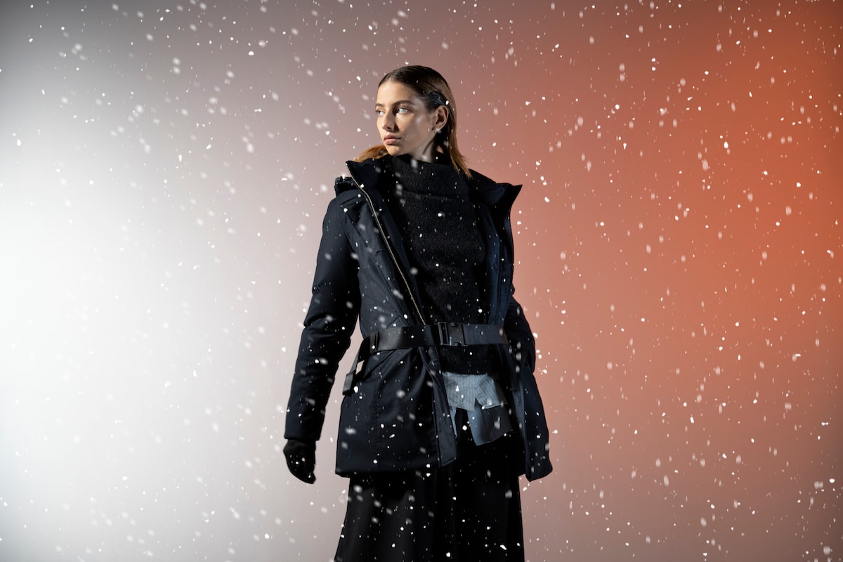 woolrich parka line women luxe eco innovation tech photoshoot hypebeast fashion apparel