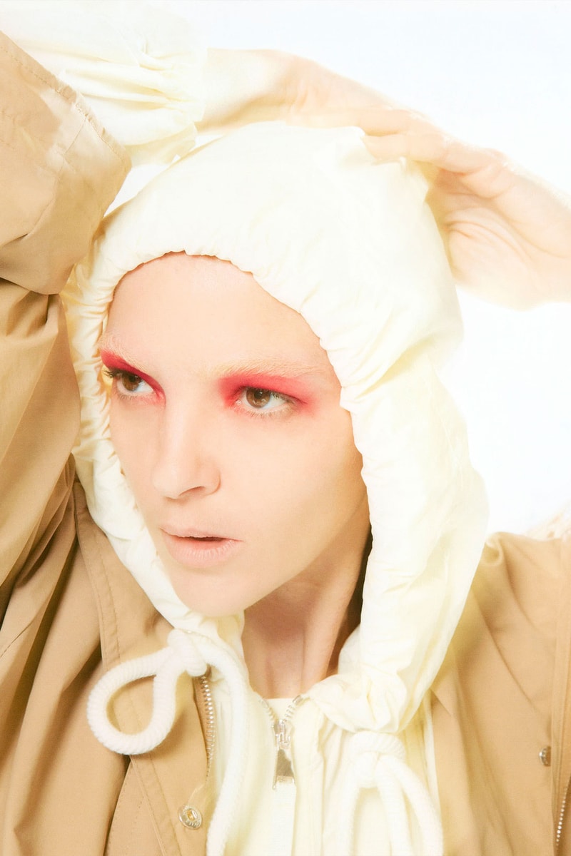 2 moncler 1952 spring summer womenswear collection hoodie beige jacket coat