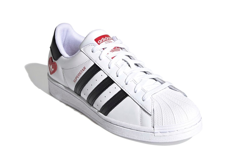 adidas Originals Superstar Valentine's Day White Red Black