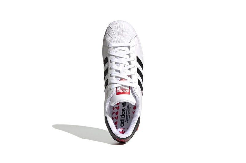 adidas Originals Superstar Valentine's Day White Red Black