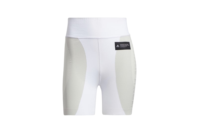 adidas pharrell williams pw primeknit fine collaboration activewear white bike shorts