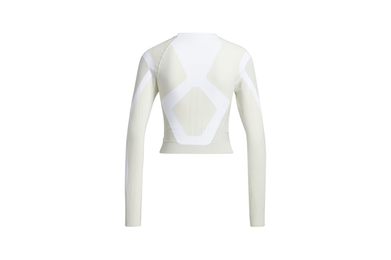 adidas pharrell williams pw primeknit fine collaboration activewear white long sleeve top
