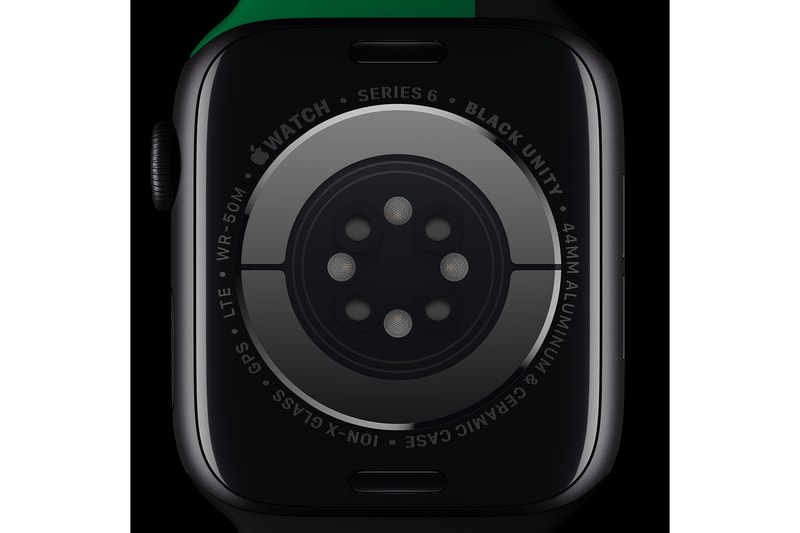 apple black history month unity collection watch series 6 back