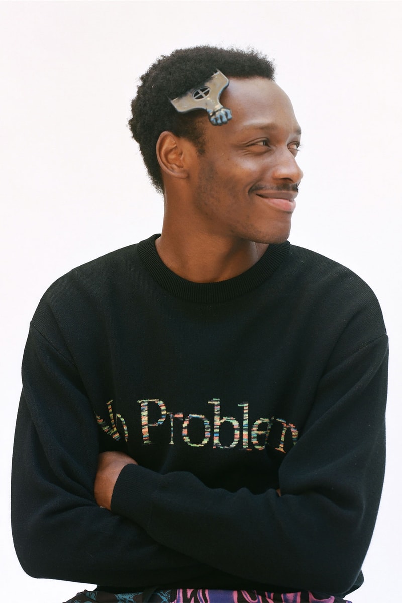 aries spring summer ss21 collection lookbook black sweater no problem