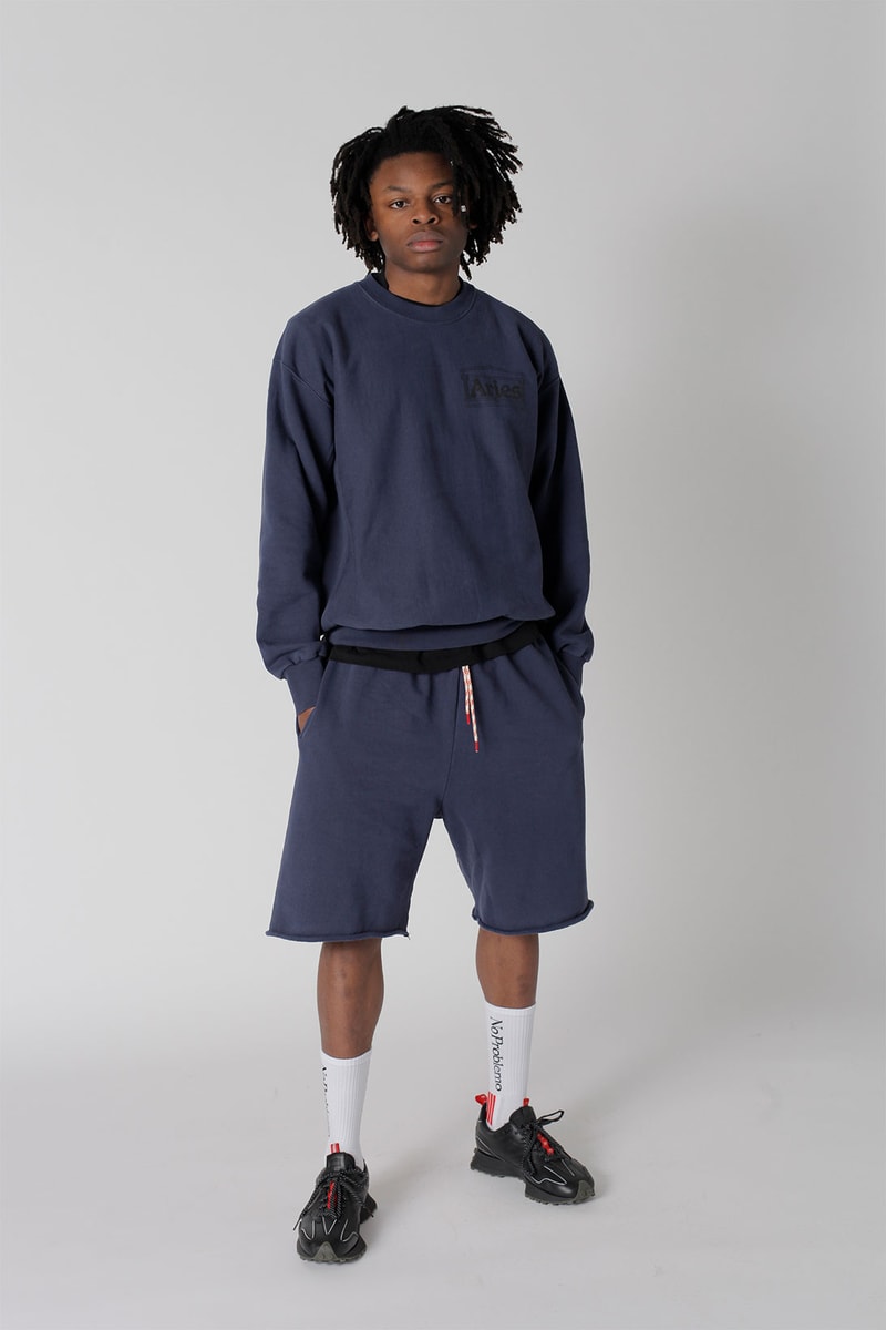 aries spring summer ss21 collection lookbook sweatshirts shorts socks sneakers