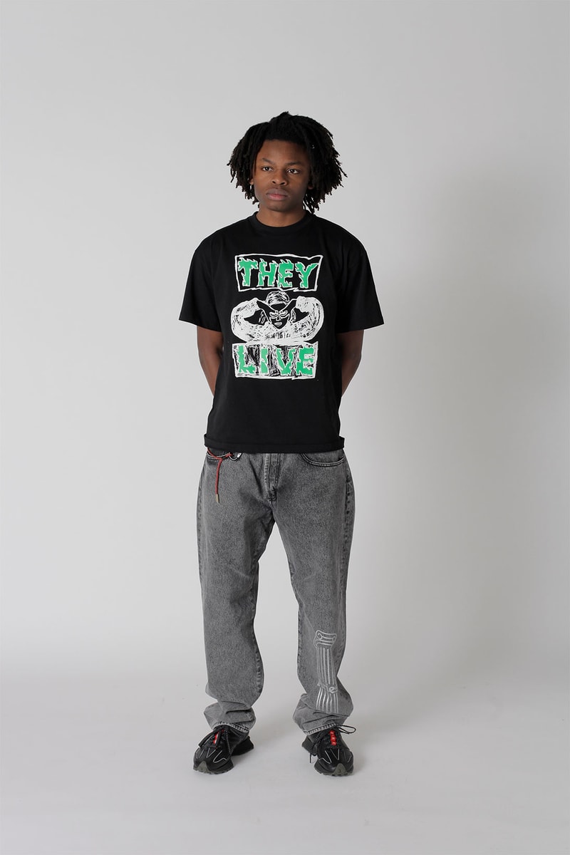aries spring summer ss21 collection lookbook black logo graphic t-shirts