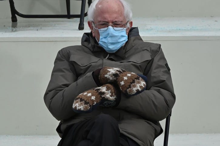 Bernie Sanders' Inauguration Mittens Are Up for Auction