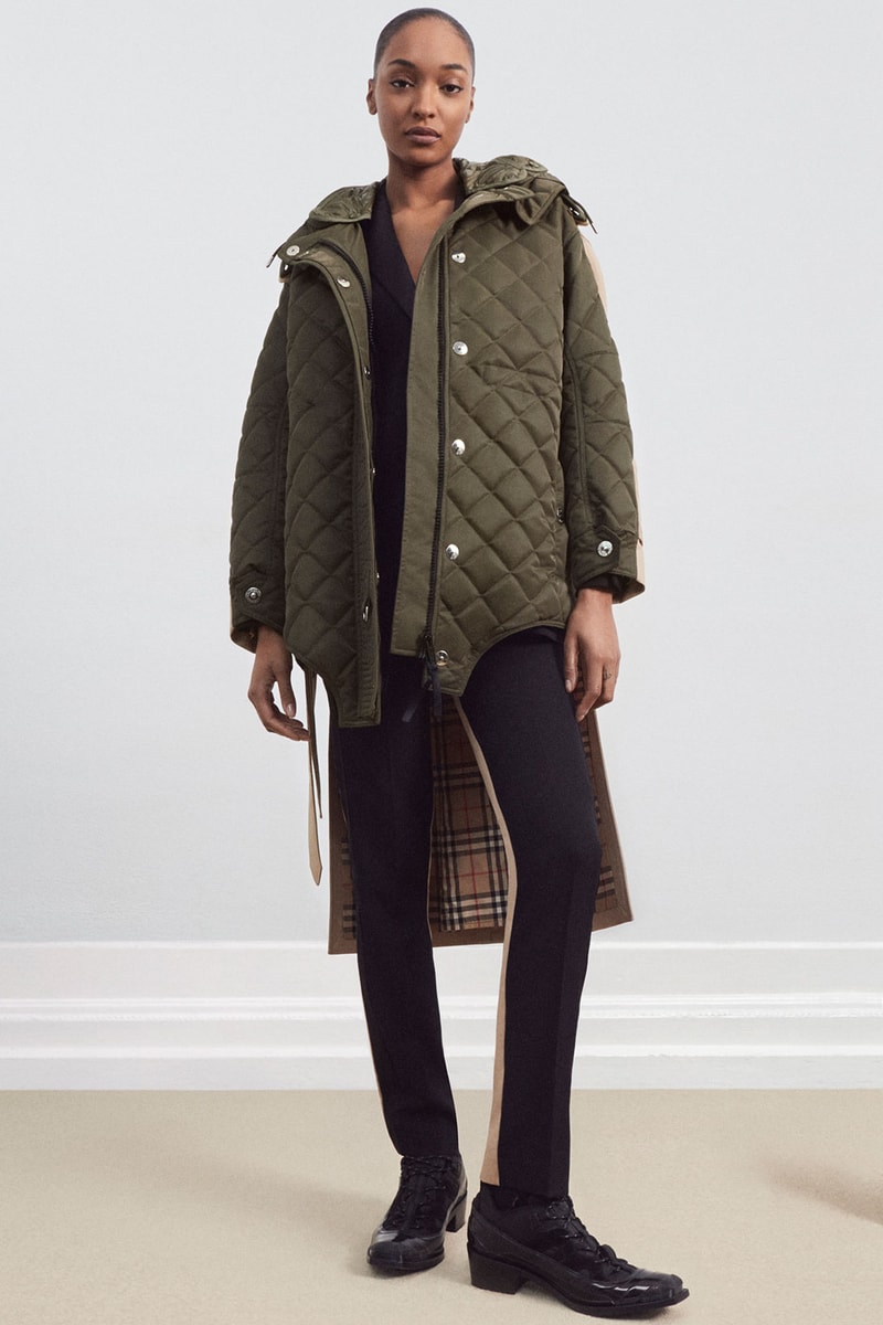 burberrys future archive capsule limited edition collection campaign jourdan dunn