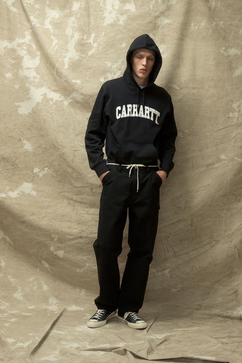 carhartt wip spring summer 2021 ss21 collection lookbook logo hoodie
