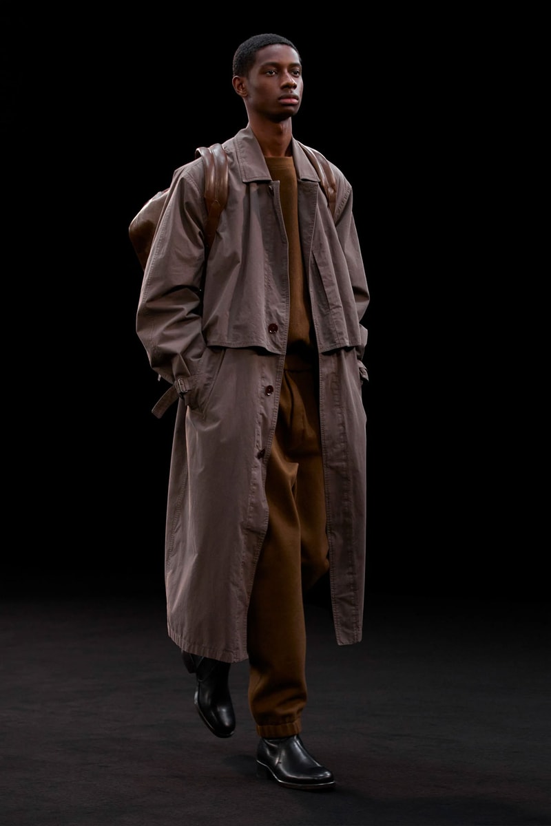 lemaire fall winter collection lookbook flaneur coats layered outfits oversized blazers christophe sarah linh tran 