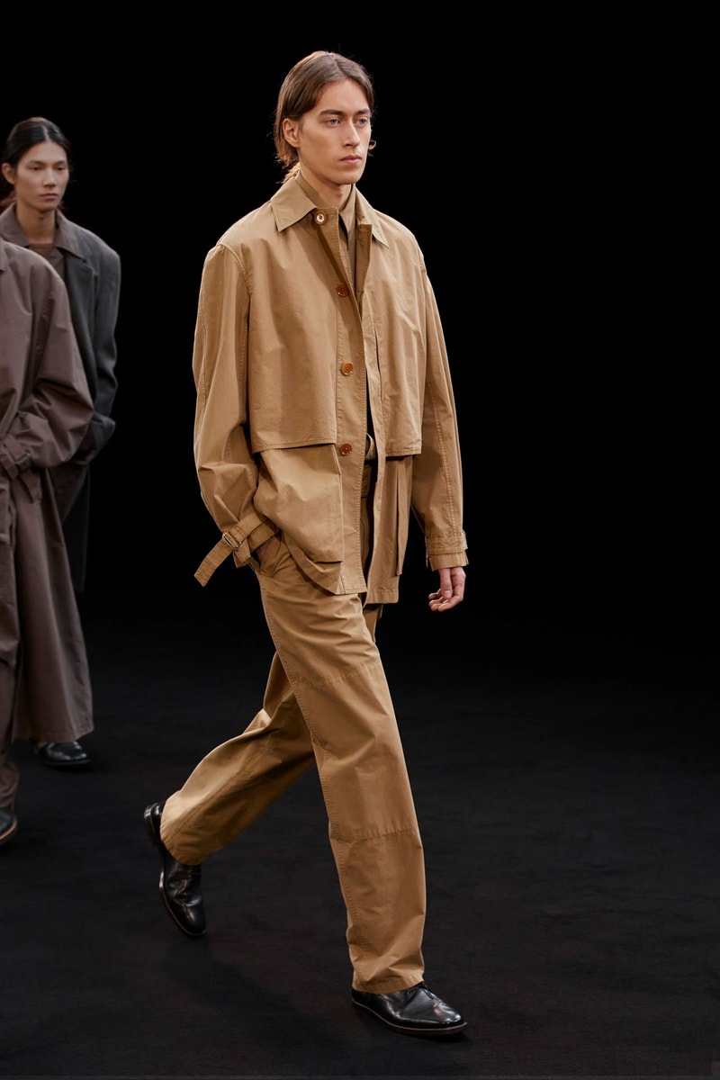 lemaire fall winter collection lookbook flaneur coats layered outfits oversized blazers christophe sarah linh tran 