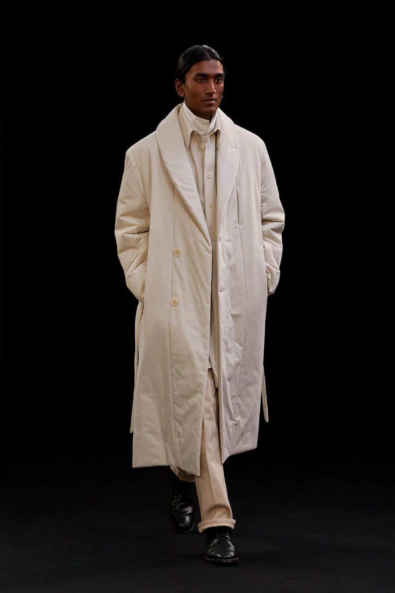 lemaire fall winter collection lookbook flaneur coats layered outfits oversized blazers christophe sarah linh tran 