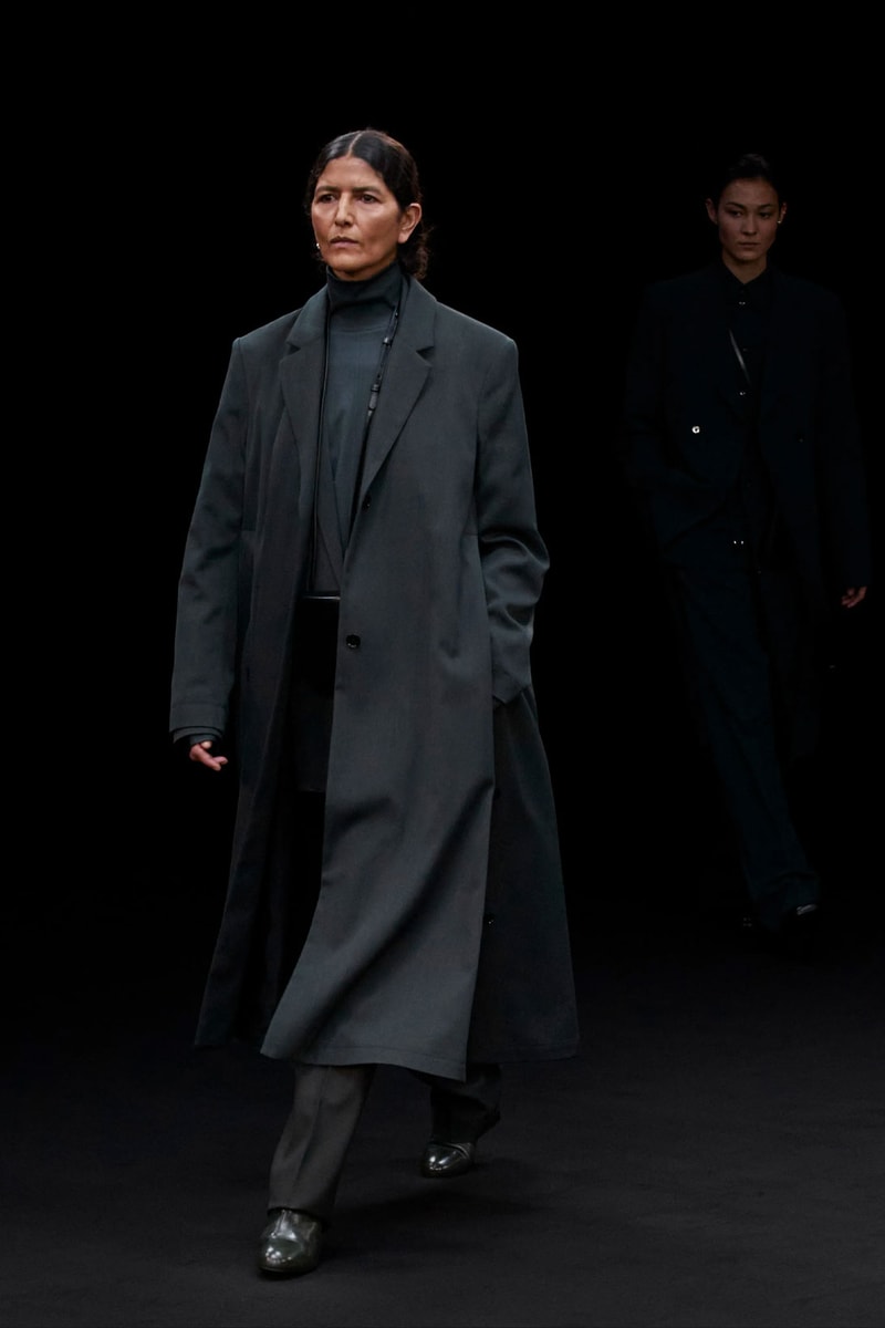 lemaire fall winter collection lookbook flaneur coats layered outfits oversized blazers christophe sarah linh tran 