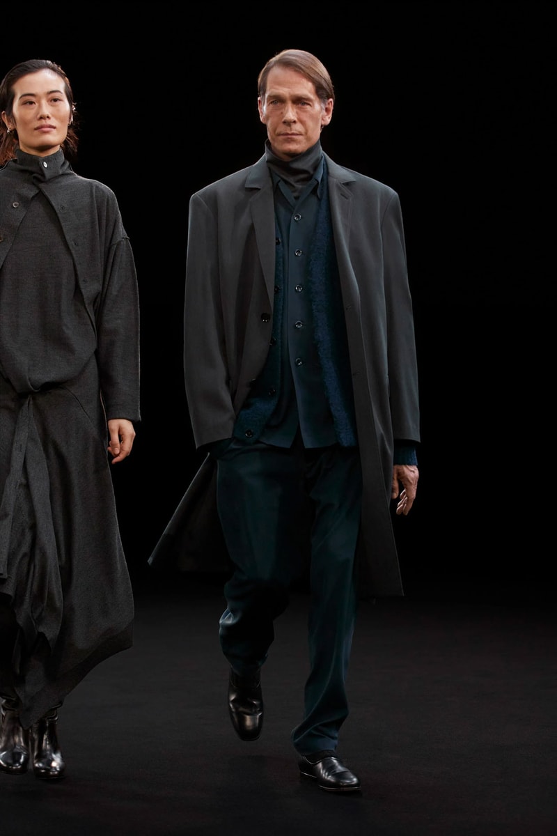 lemaire fall winter collection lookbook flaneur coats layered outfits oversized blazers christophe sarah linh tran 