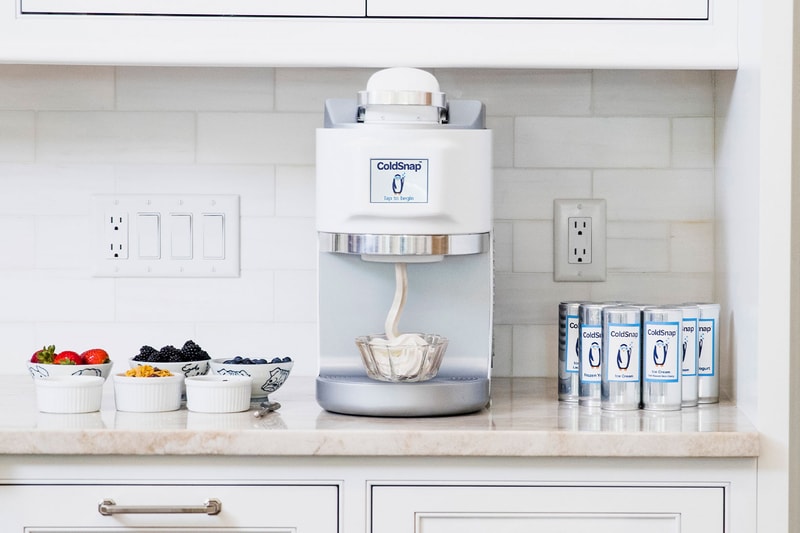 coldsnap pod ice cream maker machine cocktails frozen treats margaritas smoothies ice coffee ces 2021 presentation kitchen homeware