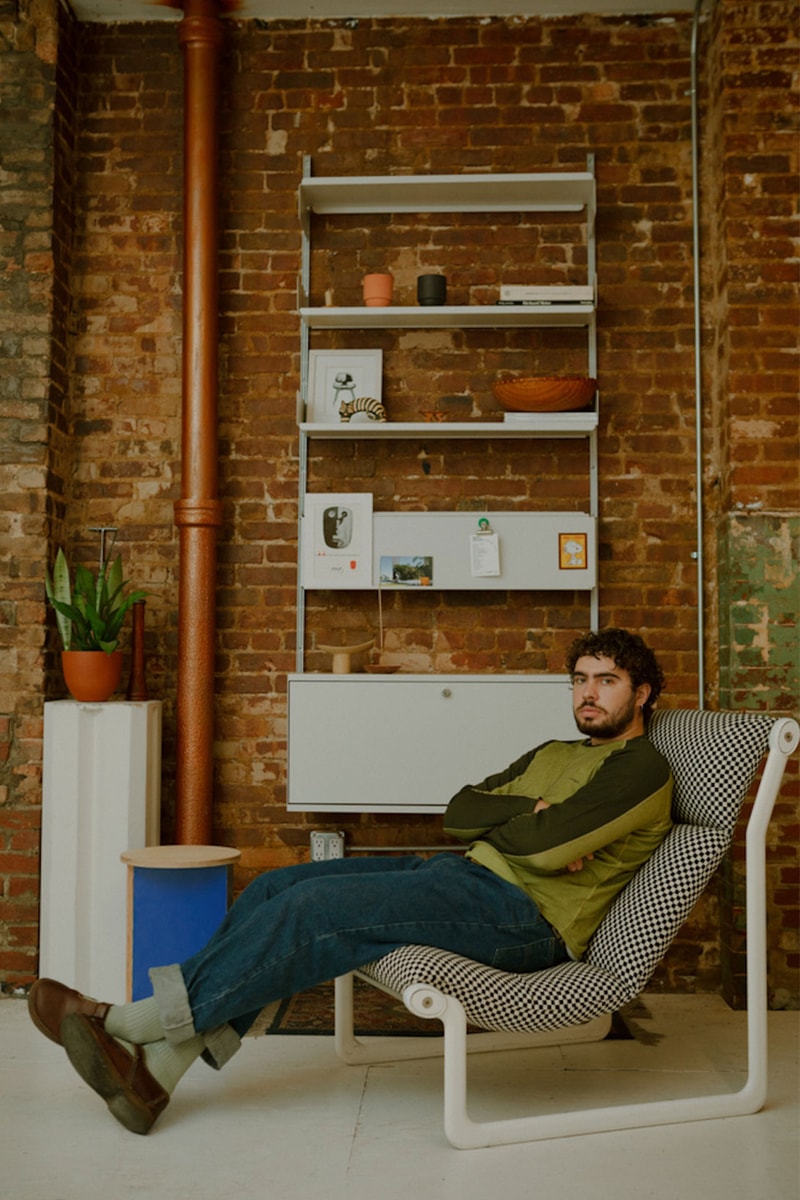 comme si lichen collaboration lookbook alvaro ucha rodriguez campaign portrait