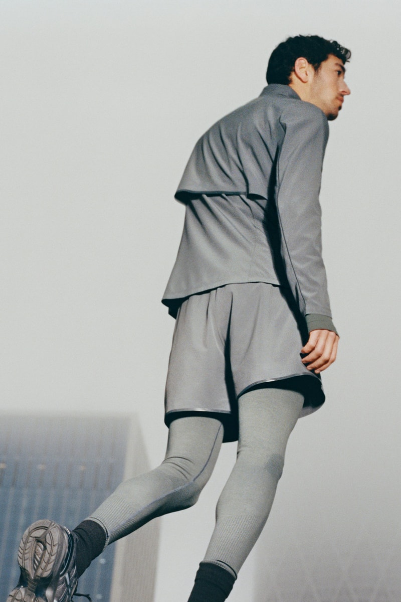 cos activewear collection drop 2 mens jacket shorts gray leggings shoes socks