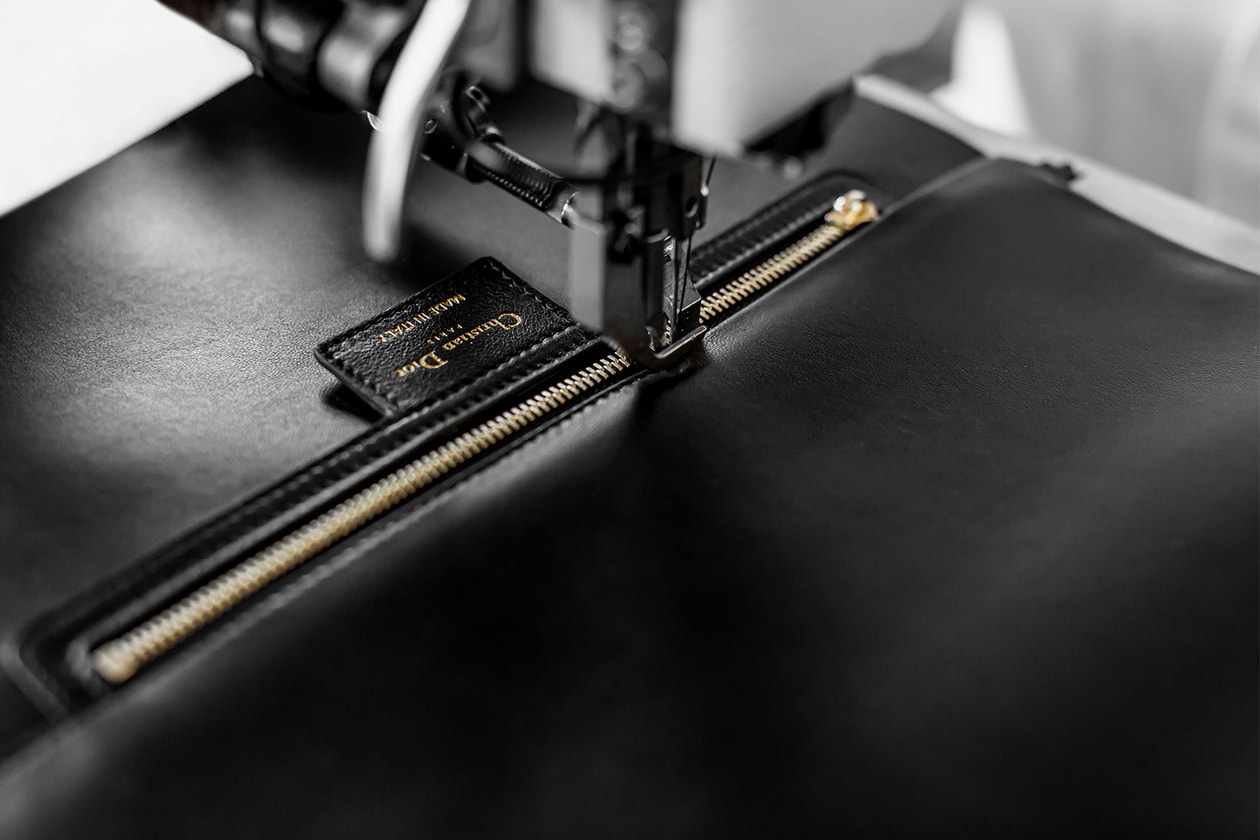 dior caro bag cruise 2021 collection how its made behind the scenes black gold chains