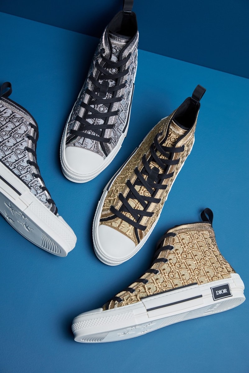 dior fall winter collection b23 sneakers footwear shoes sneakerhead gold gray black
